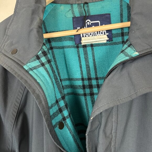 Vintage Woolrich Gor-Tex Men's Jacket Outdoor Rain Charcoal Gray Large - Picture 5 of 5